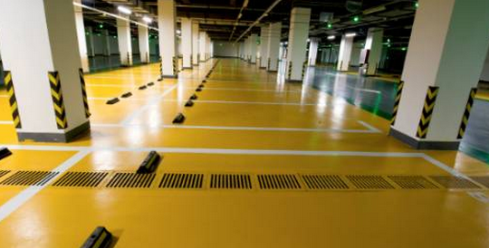 地下車庫地坪金剛砂